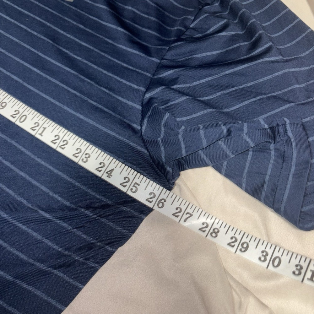 UNDER ARMOUR Playoff‎ Polo Mens 3XL Navy Striped Golf Performance Shirt 1327037 - Picture 7 of 9